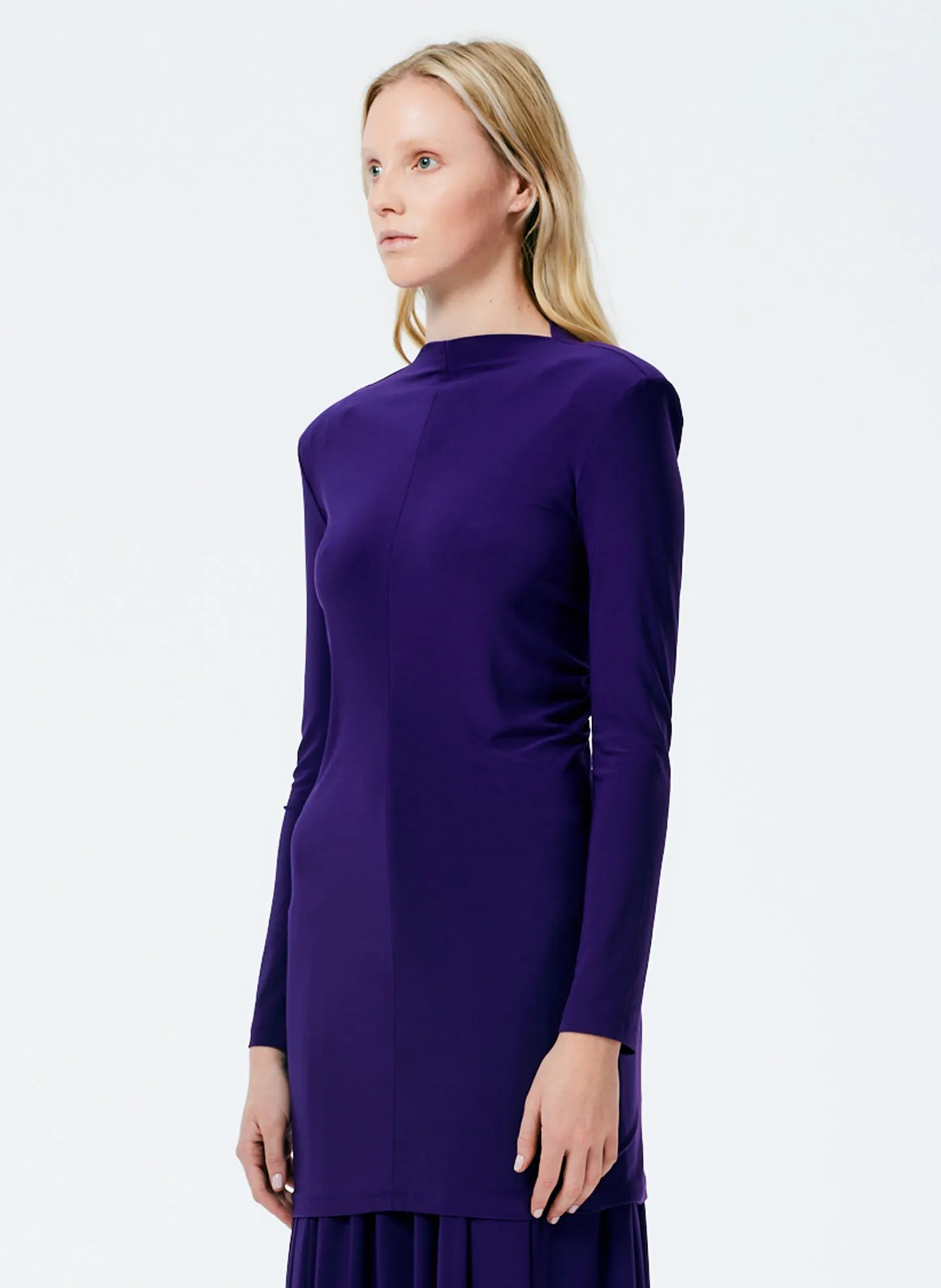 Drapey Jersey Tunic Top sold by Tibi product image thumbnail 3