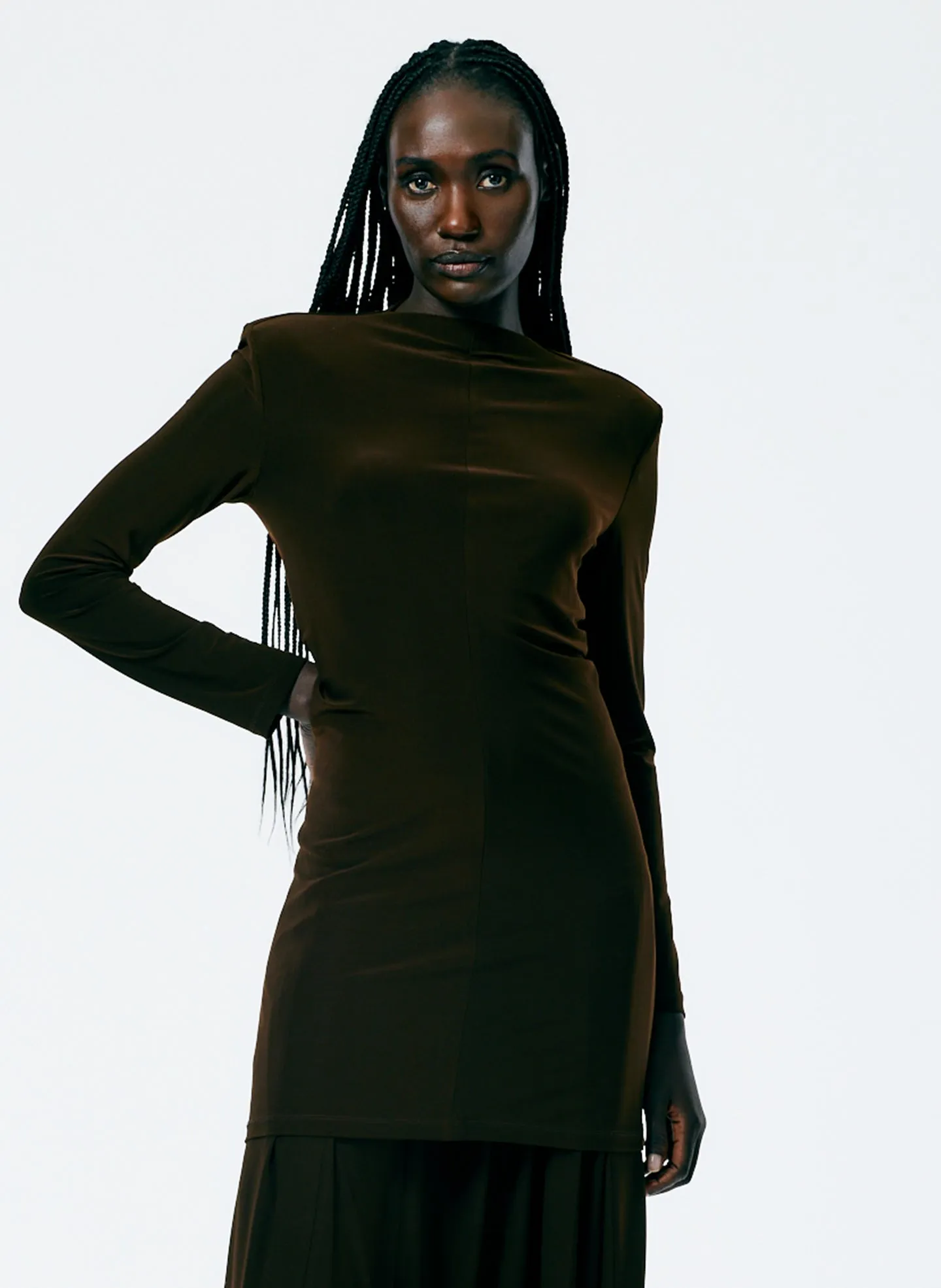 Drapey Jersey Tunic Top sold by Tibi