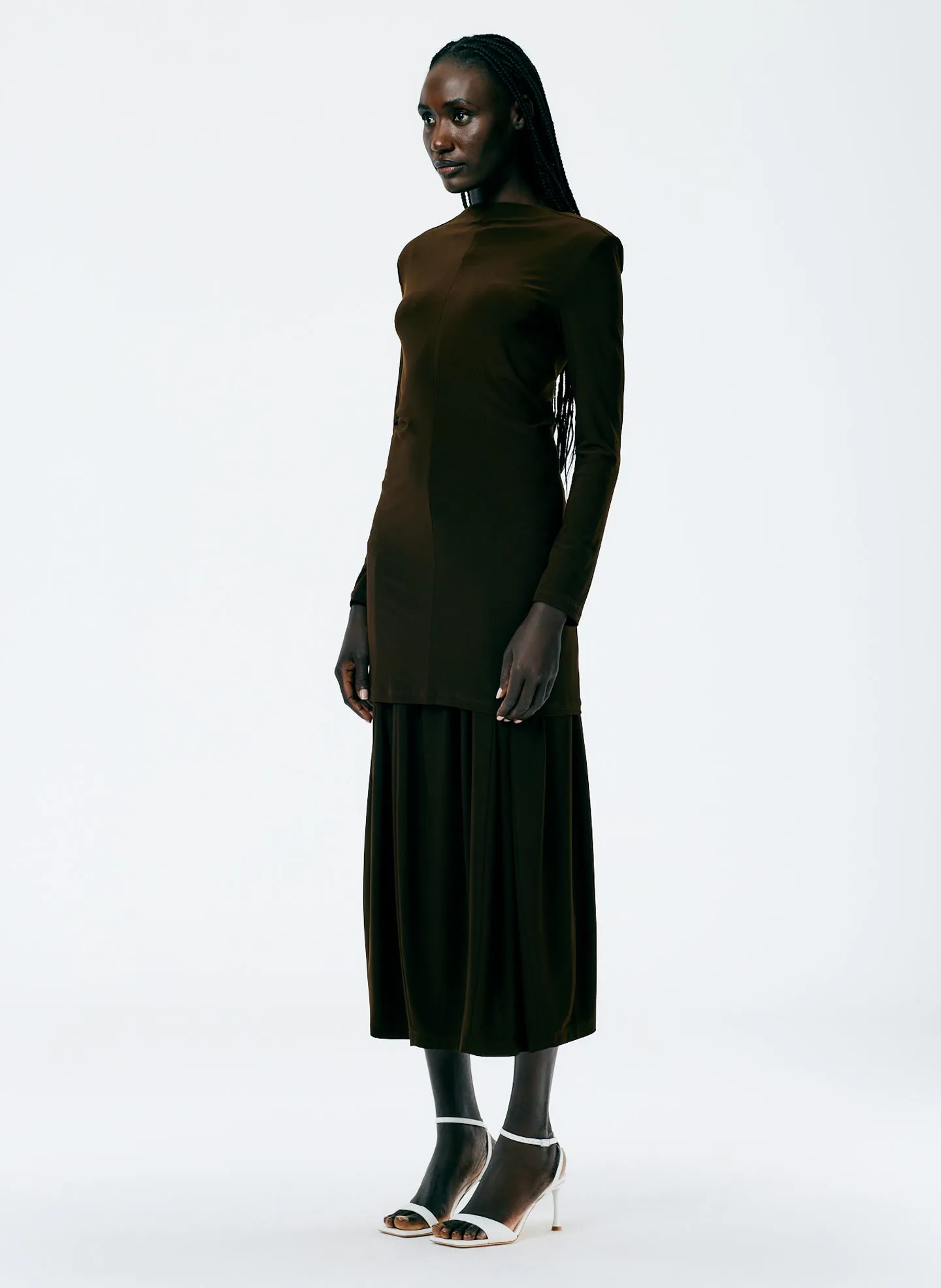 Drapey Jersey Tunic Top sold by Tibi product image thumbnail 5