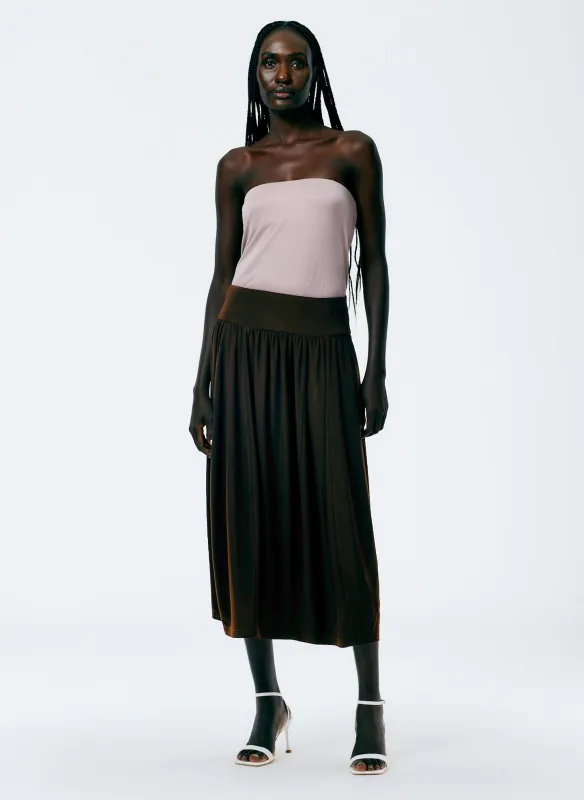 Drapey Jersey Lantern Skirt made by Tibi