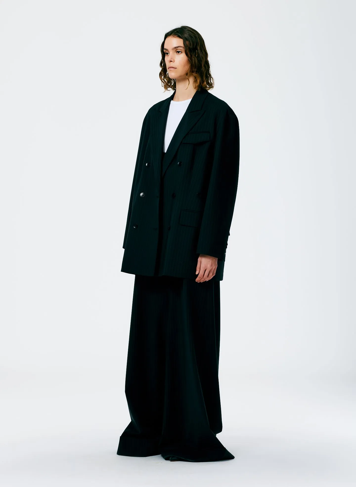 Dominic Pinstripe Double Breasted Liam sold by Tibi product image thumbnail 4