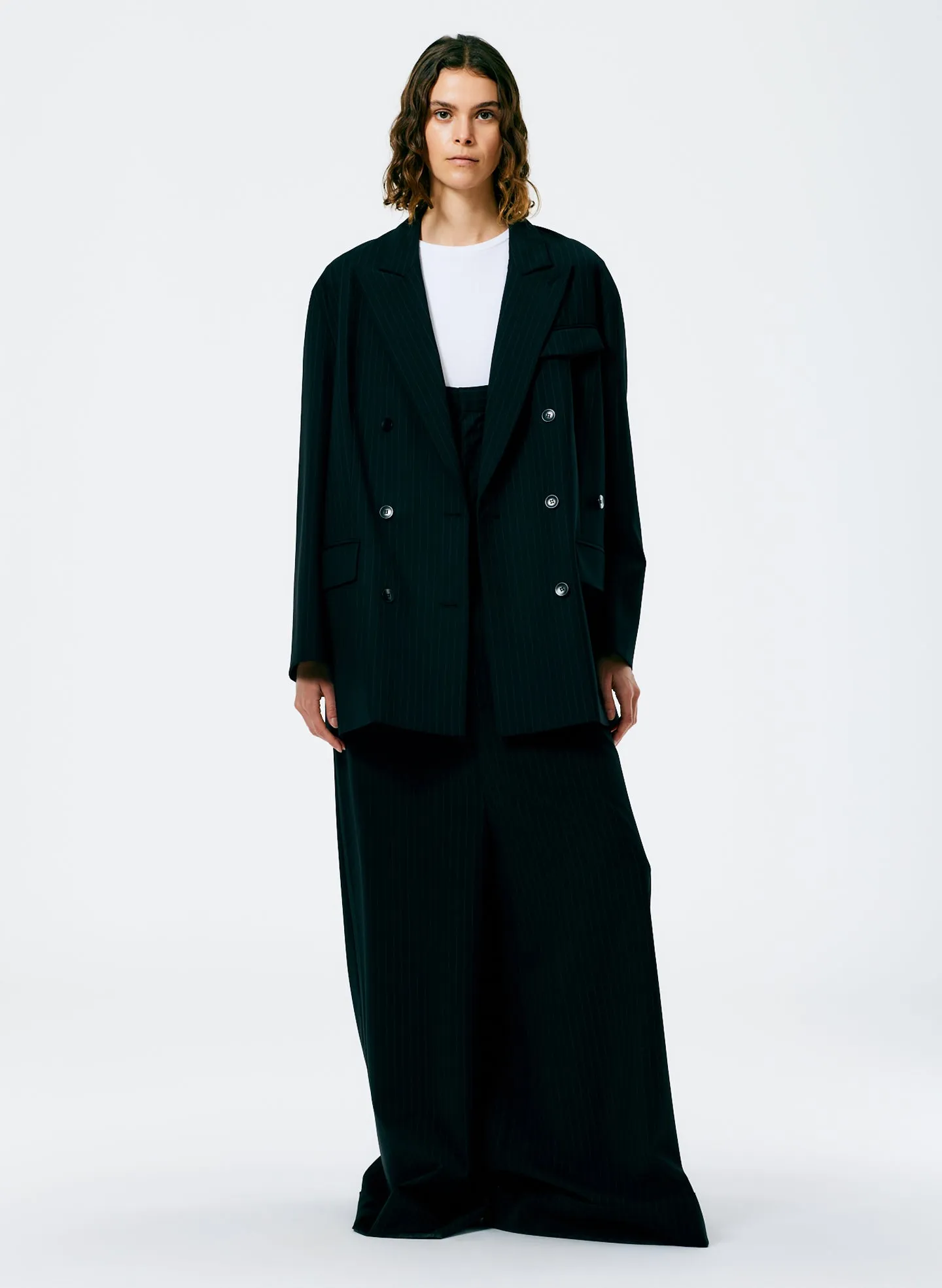 Dominic Pinstripe Double Breasted Liam sold by Tibi