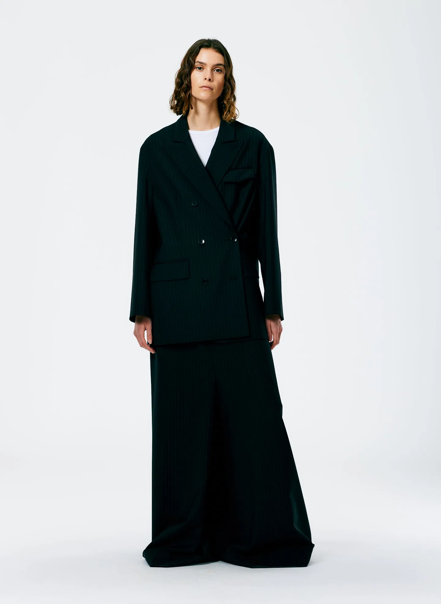 Dominic Pinstripe Double Breasted Liam sold by Tibi product image thumbnail 3