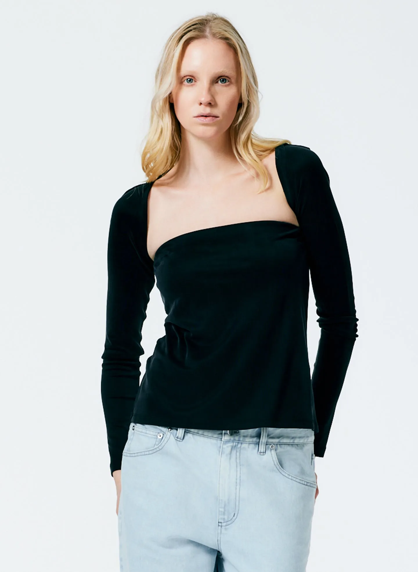 Deeba Cupro Strapless Convertible Top sold by Tibi product image thumbnail 5