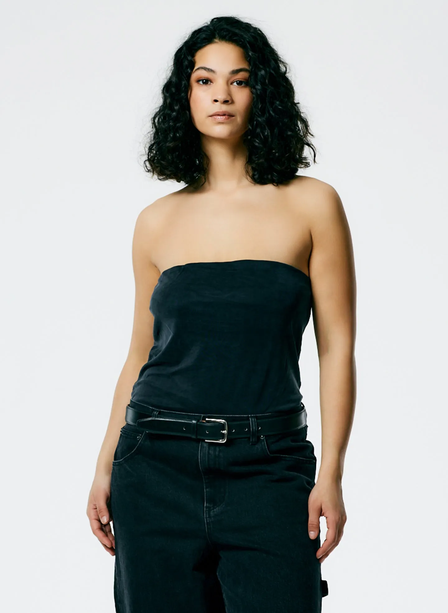 Deeba Cupro Strapless Convertible Top sold by Tibi product image thumbnail 3