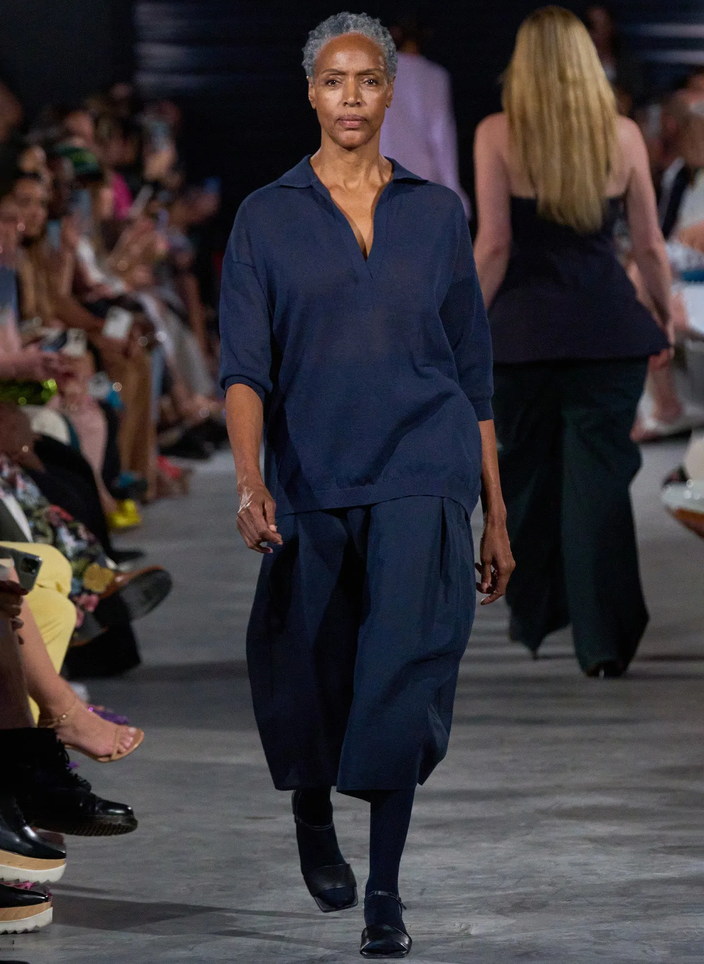 Crispy Viscose Sweater Easy Polo sold by Tibi product image thumbnail 3