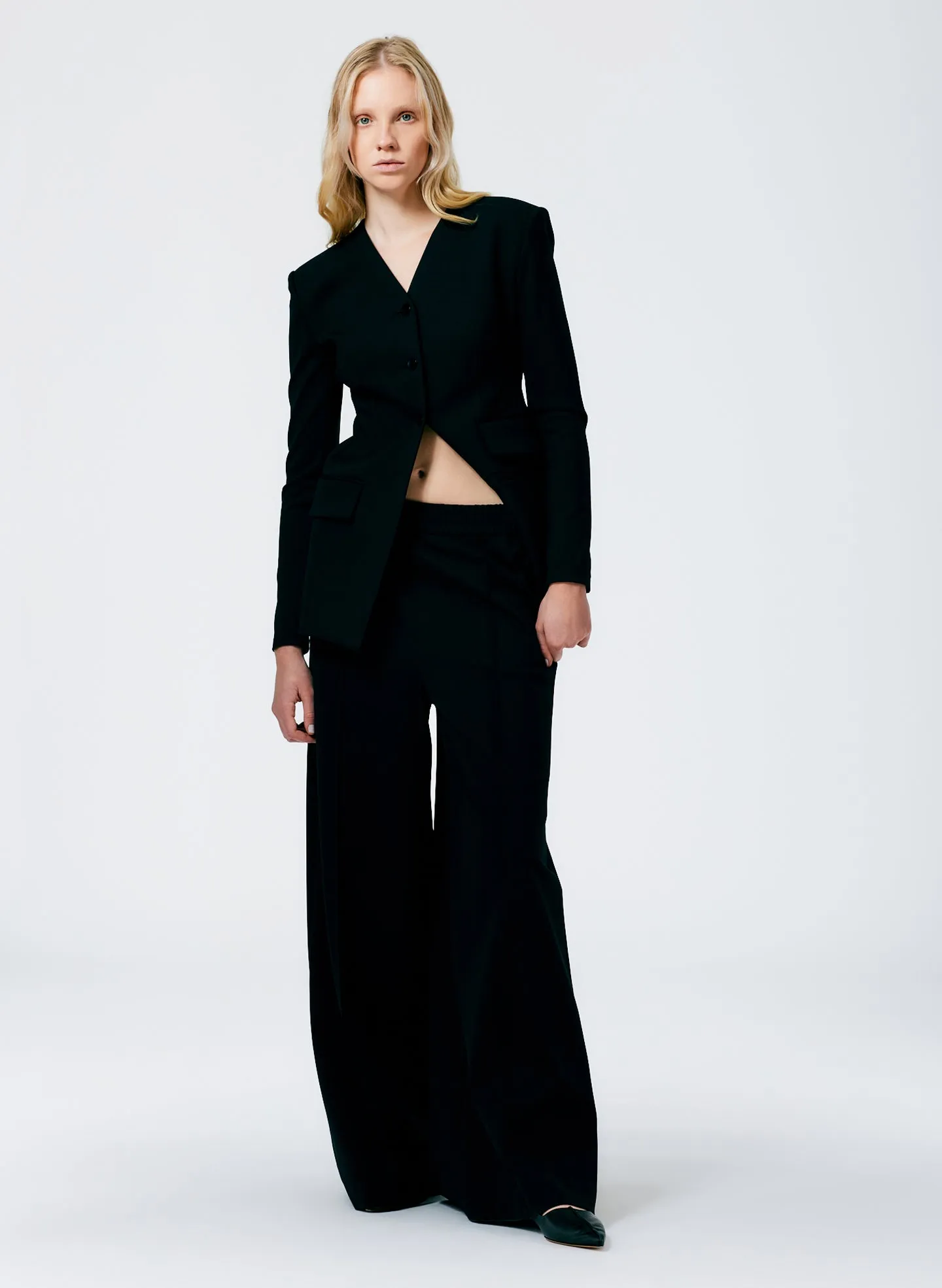 Compact Ultra Stretch Knit Pull On Murray Pant sold by Tibi product image thumbnail 5