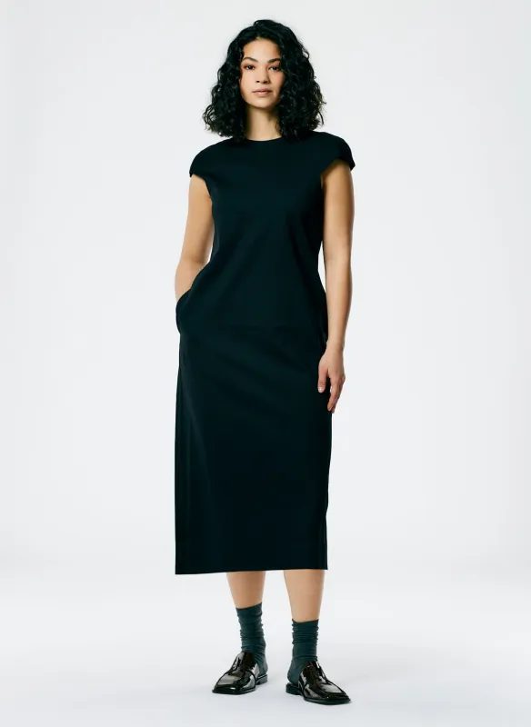 Compact Ultra Stretch Knit Lean Sleeveless Dress made by Tibi