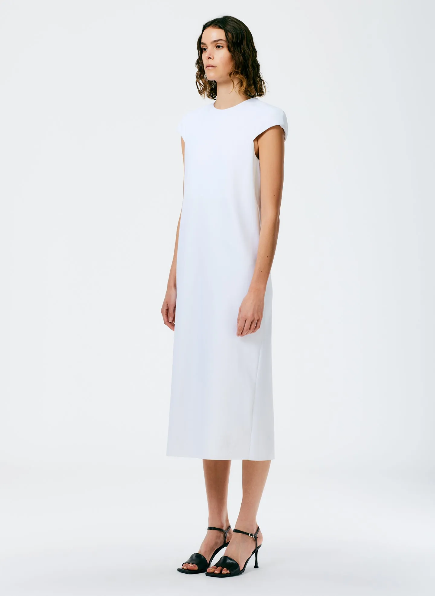 Compact Ultra Stretch Knit Lean Sleeveless Dress sold by Tibi product image thumbnail 2