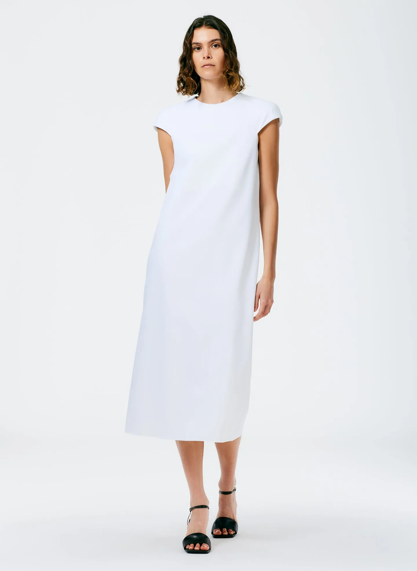 Compact Ultra Stretch Knit Lean Sleeveless Dress sold by Tibi