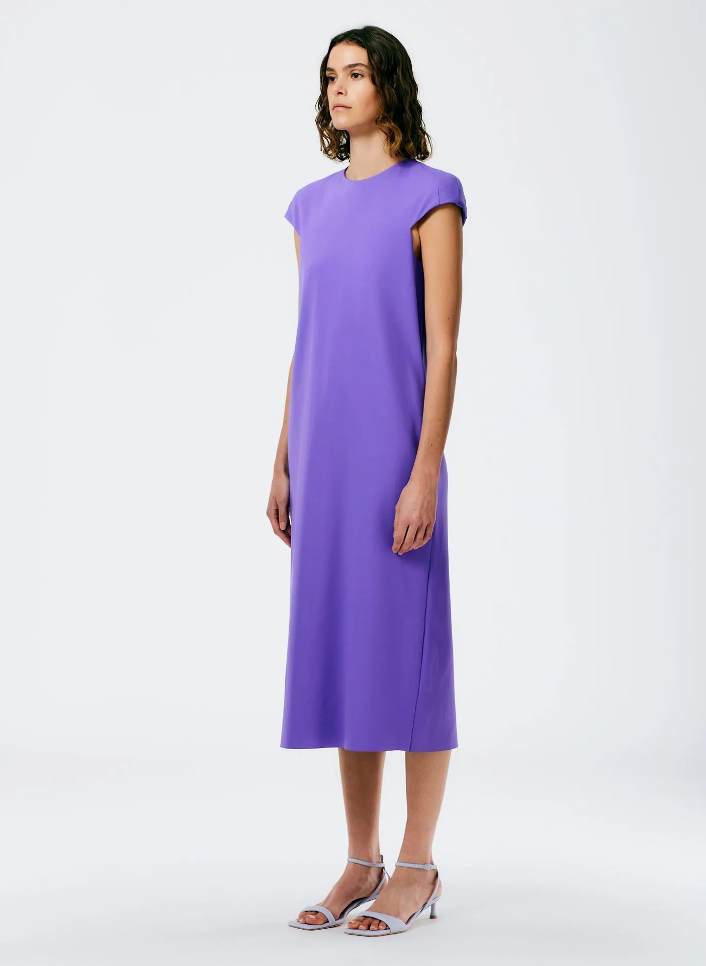 Compact Ultra Stretch Knit Lean Sleeveless Dress sold by Tibi product image thumbnail 2