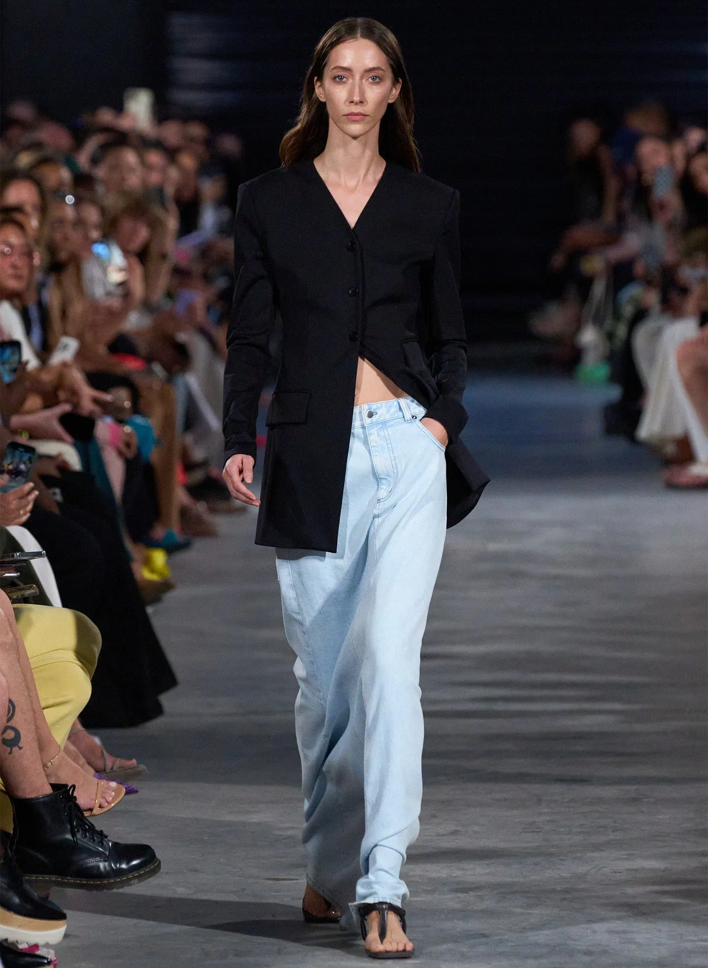 Compact Ultra Stretch Knit Fitted Blazer sold by Tibi product image thumbnail 2