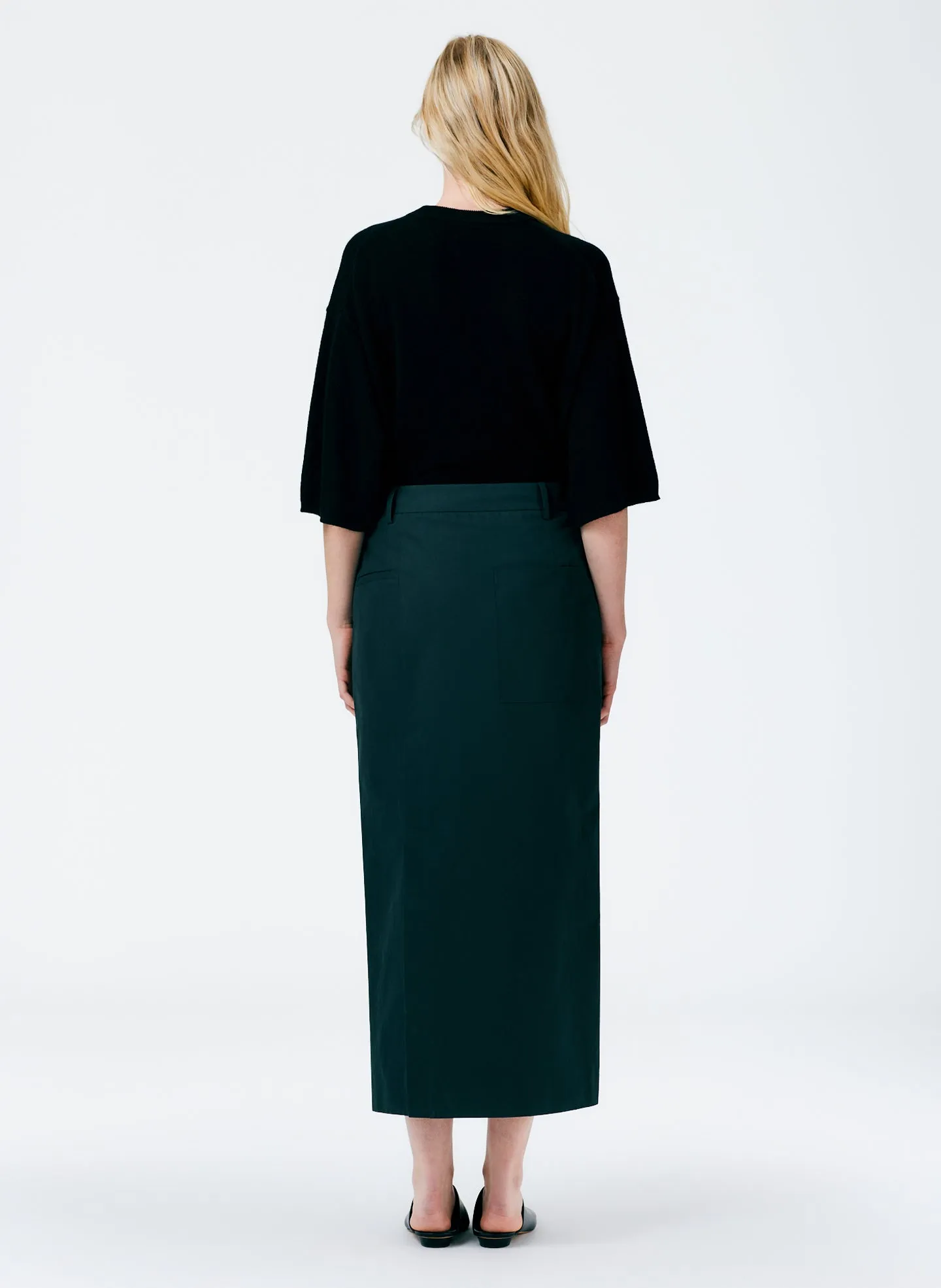 Arun Suiting Back Wrap Maxi Skirt sold by Tibi product image thumbnail 5
