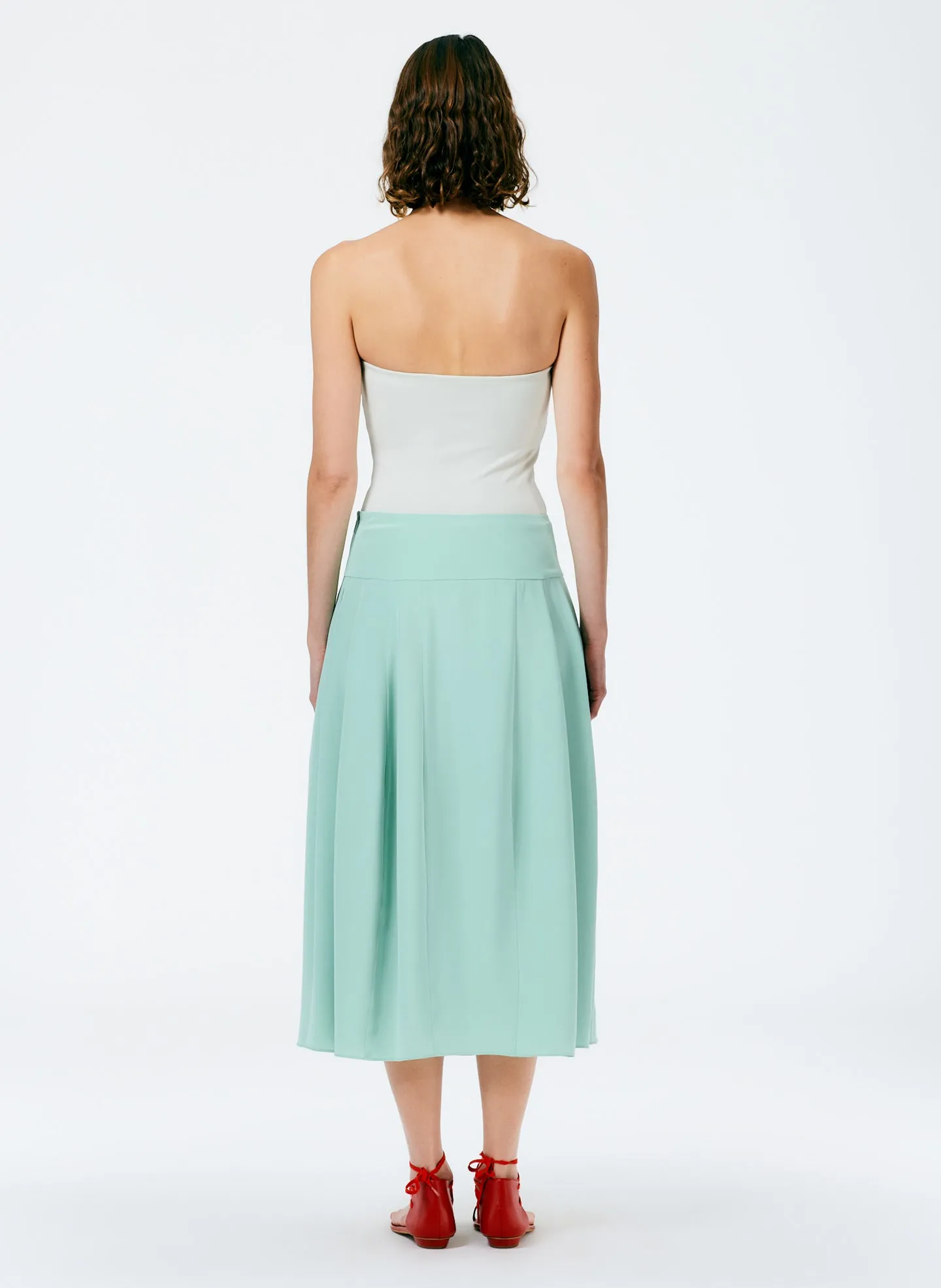 4-Ply Silk Lantern Skirt sold by Tibi product image thumbnail 4