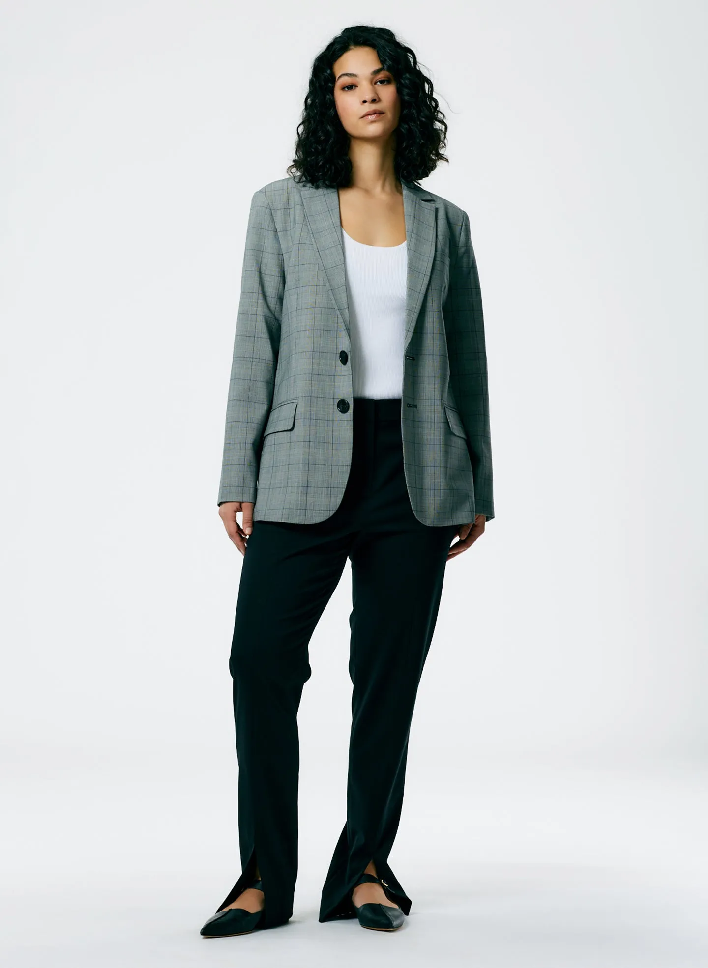 Menswear Suiting Cutout Sleeve Marlon Blazer sold by Tibi product image thumbnail 3