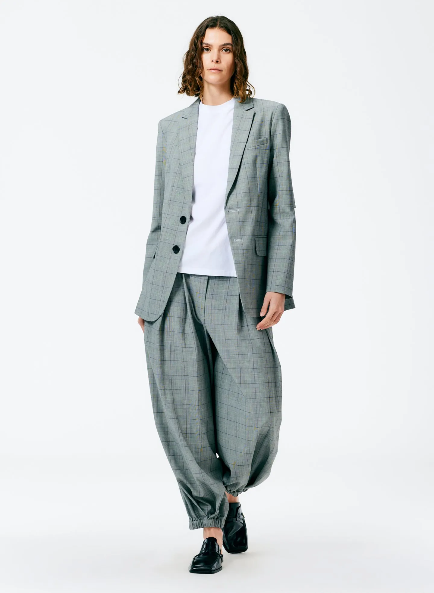 Menswear Suiting Cutout Sleeve Marlon Blazer sold by Tibi product image thumbnail 4