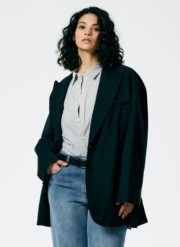 Classic Menswear Shirting Charlie Slim Men's Shirt made by Tibi