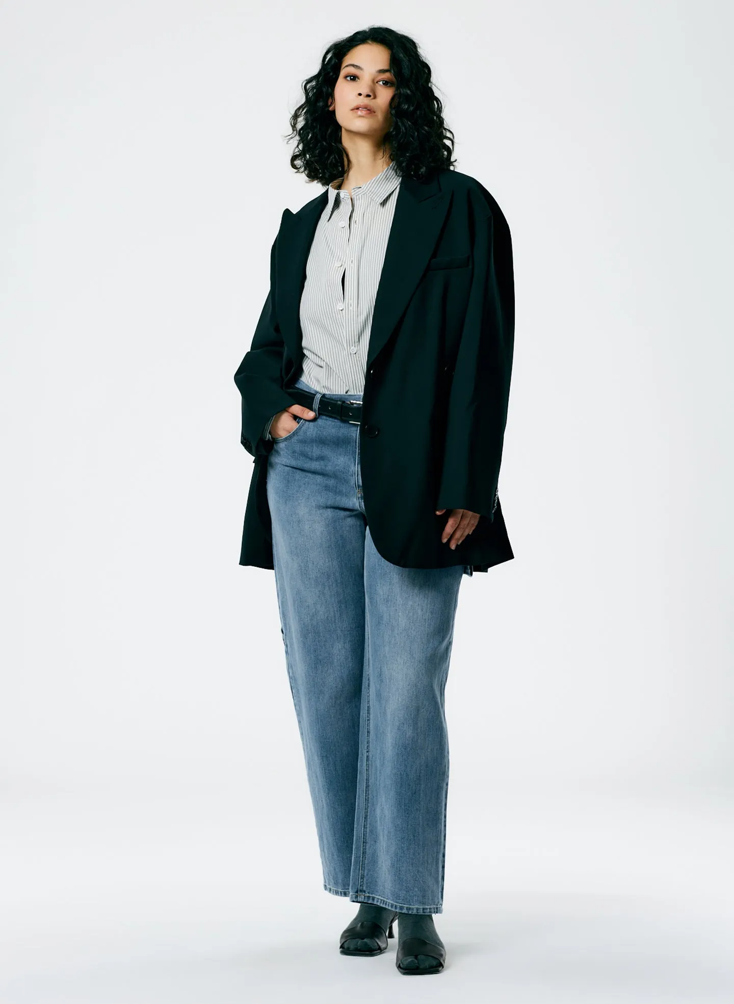 Classic Menswear Shirting Charlie Slim Men's Shirt sold by Tibi product image thumbnail 2