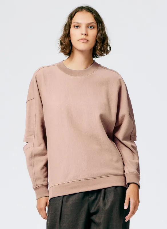 Cocoon Crewneck Sweatshirt made by Tibi