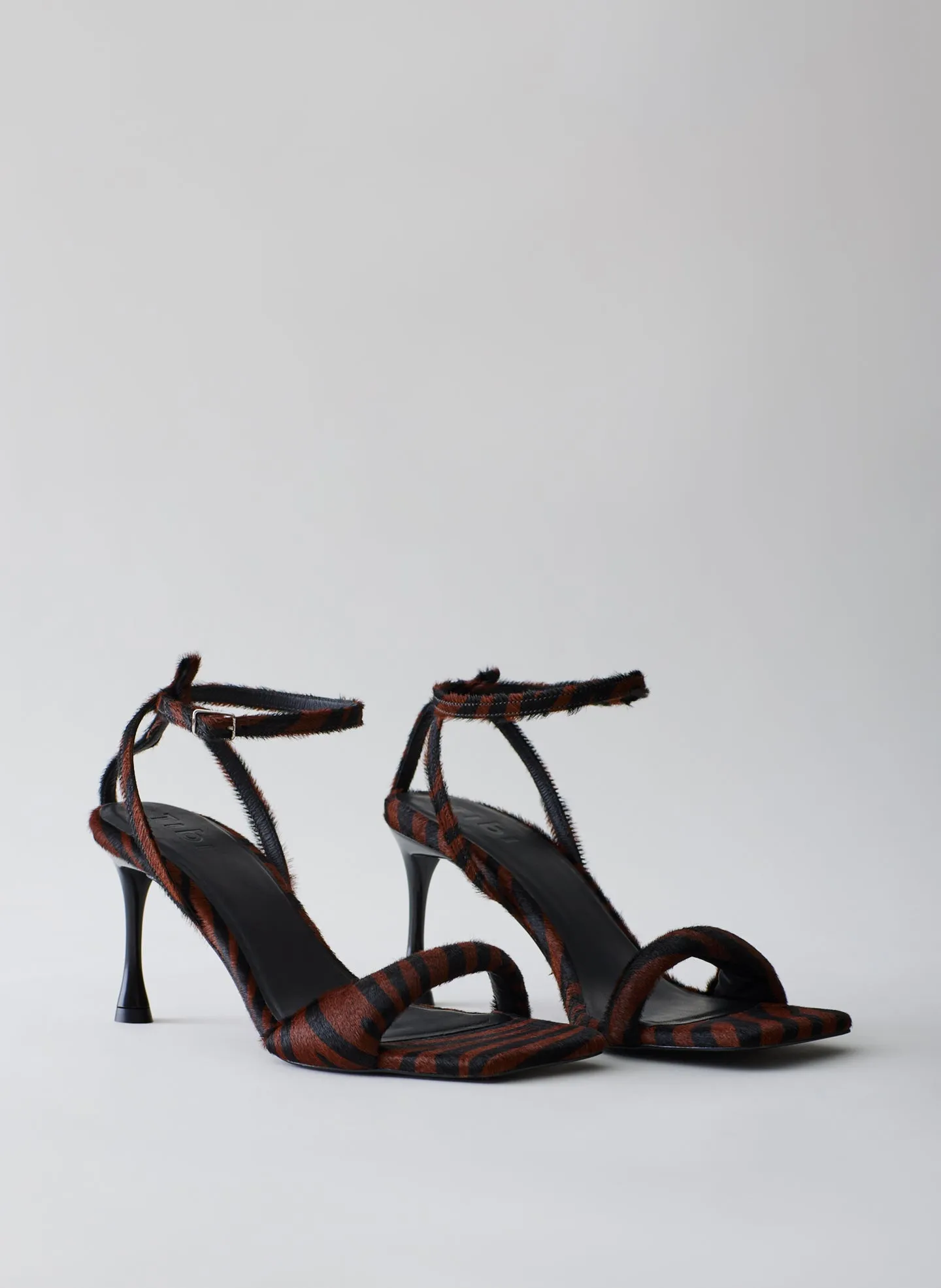 Pony Hair Zebra Print Hugh Sandal sold by Tibi product image thumbnail 5
