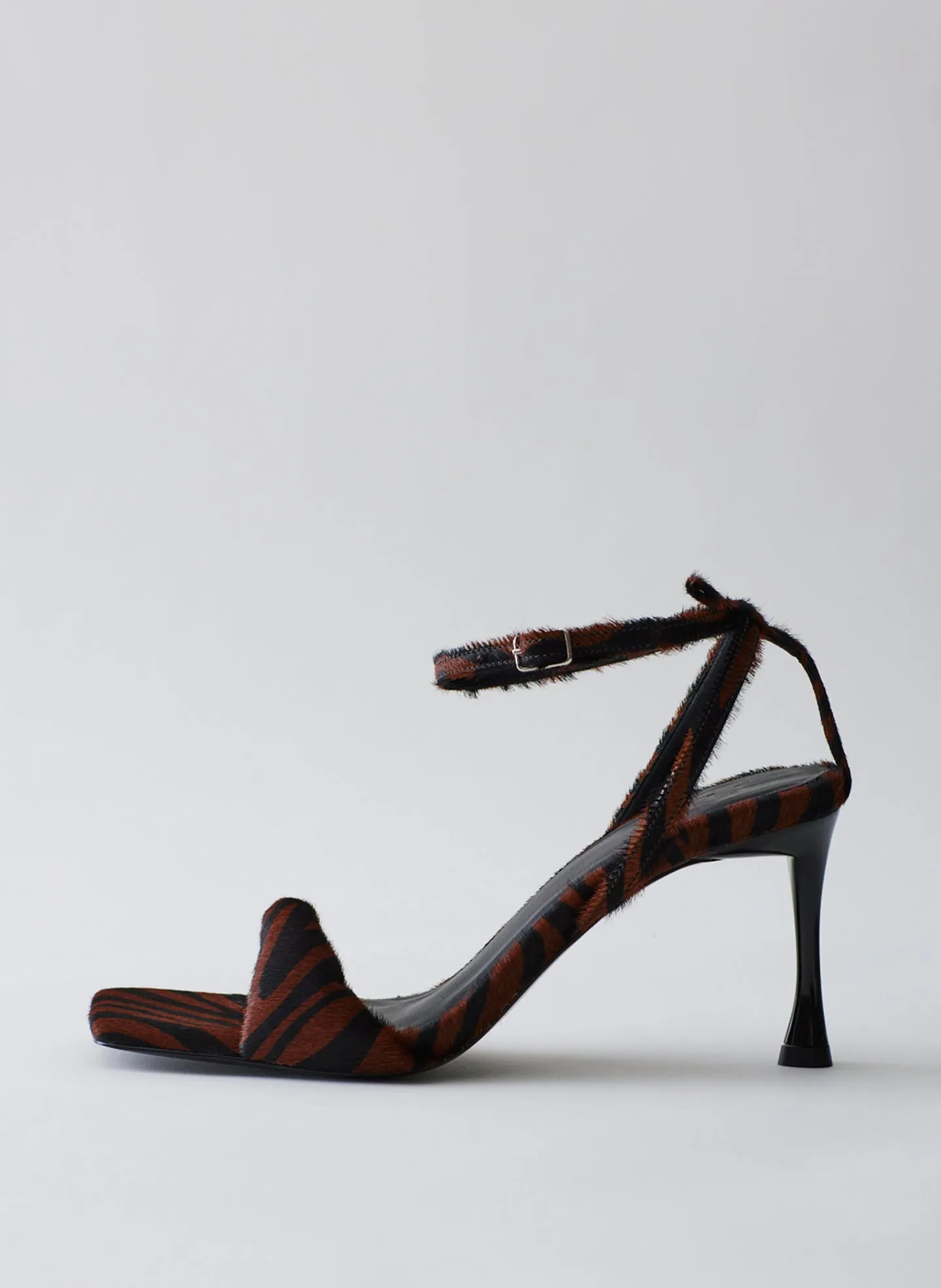 Pony Hair Zebra Print Hugh Sandal sold by Tibi
