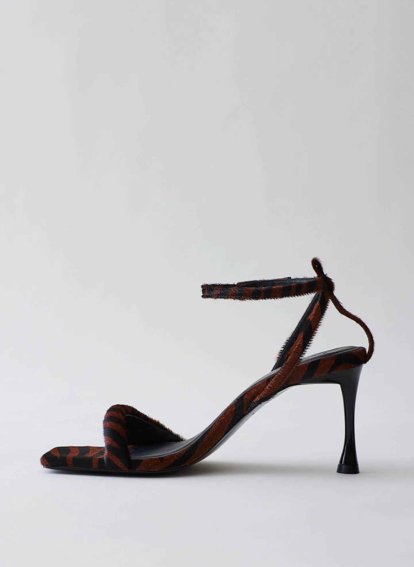 Pony Hair Zebra Print Hugh Sandal sold by Tibi product image thumbnail 2