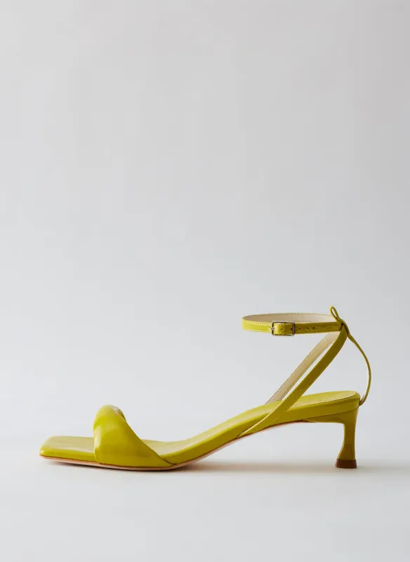 Patent Cameron Sandal made by Tibi
