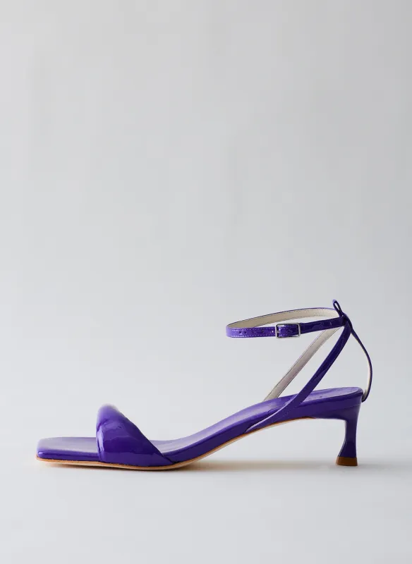 Patent Cameron Sandal made by Tibi