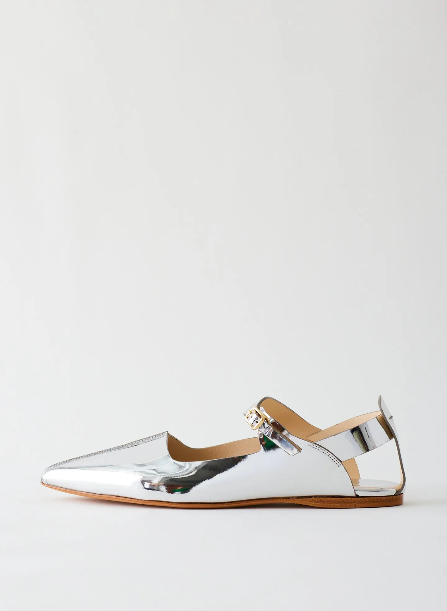 Metallic Rudolph Flat sold by Tibi