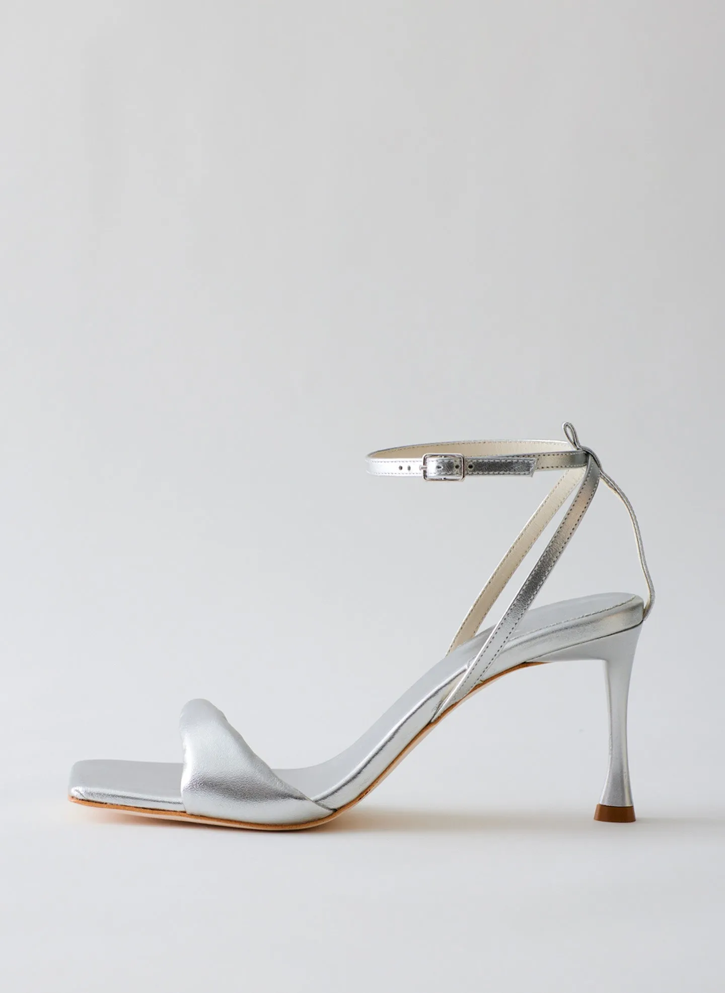 Metallic Hugh Sandal sold by Tibi