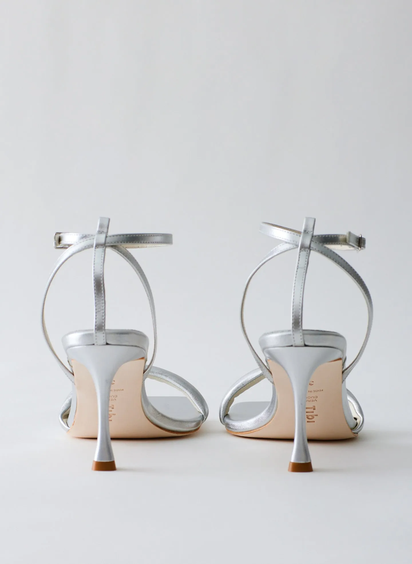 Metallic Hugh Sandal sold by Tibi product image thumbnail 4