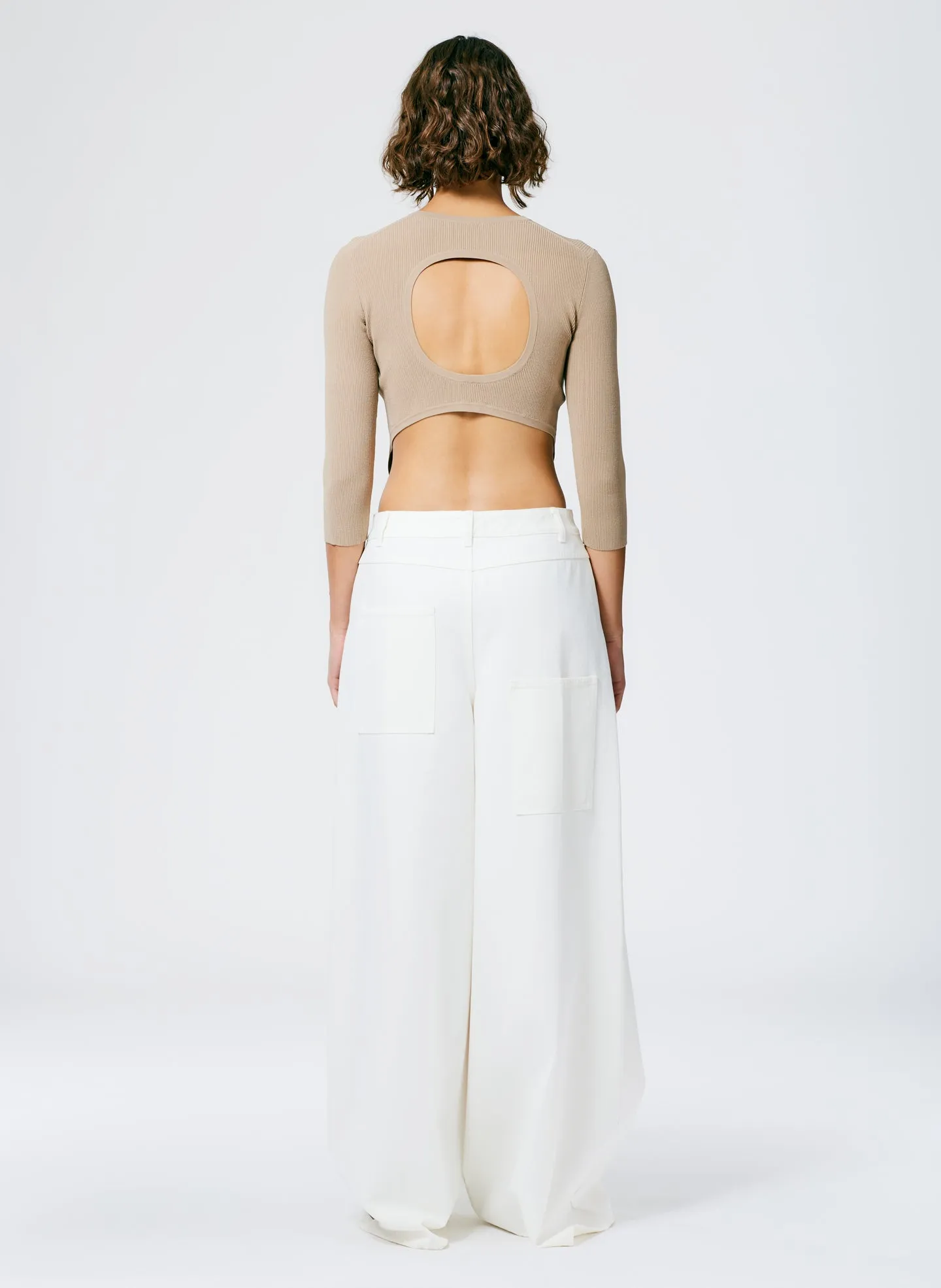 White Denim Murray Jean - Regular sold by Tibi product image thumbnail 3