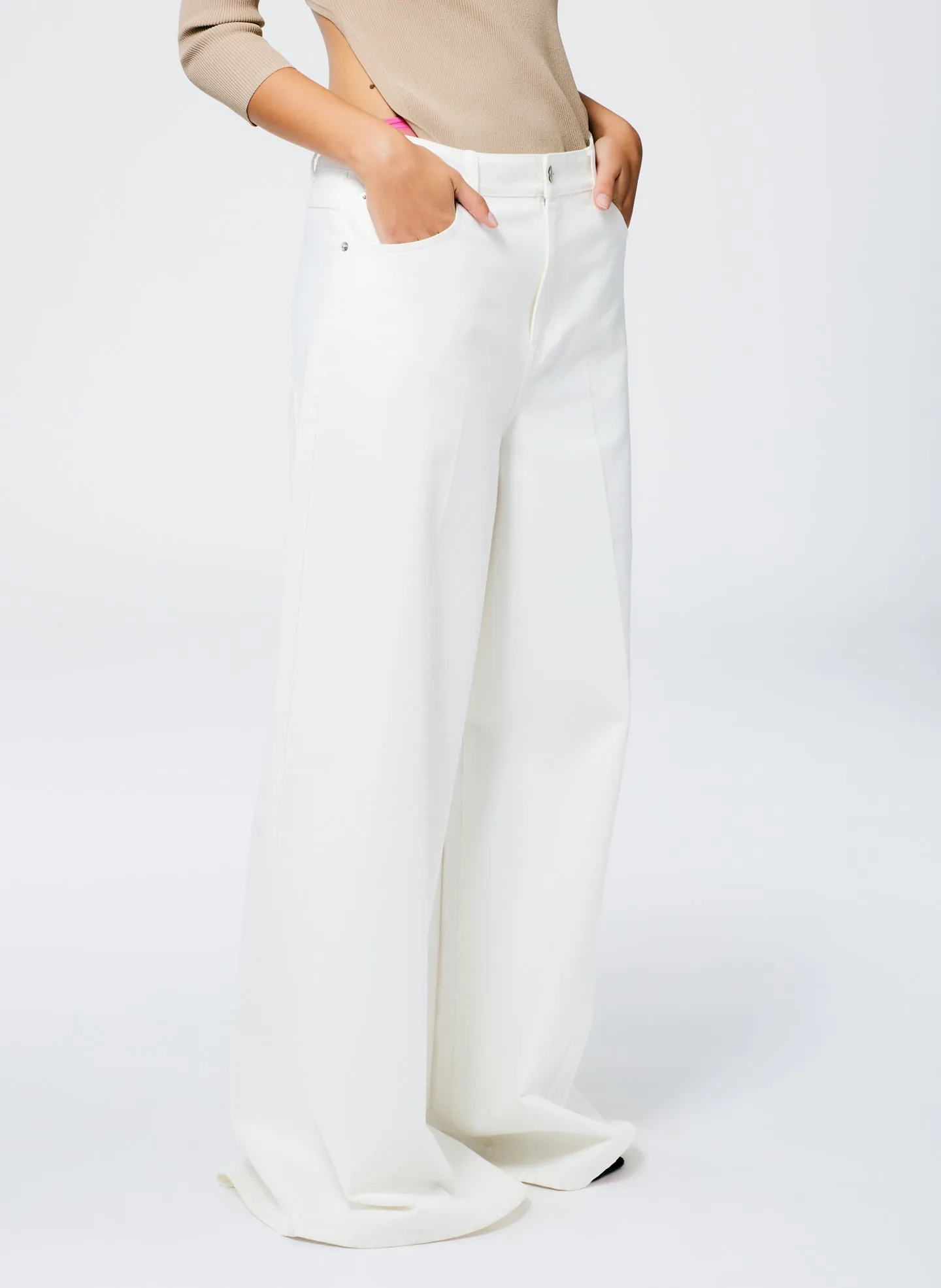 White Denim Murray Jean - Regular sold by Tibi product image thumbnail 4
