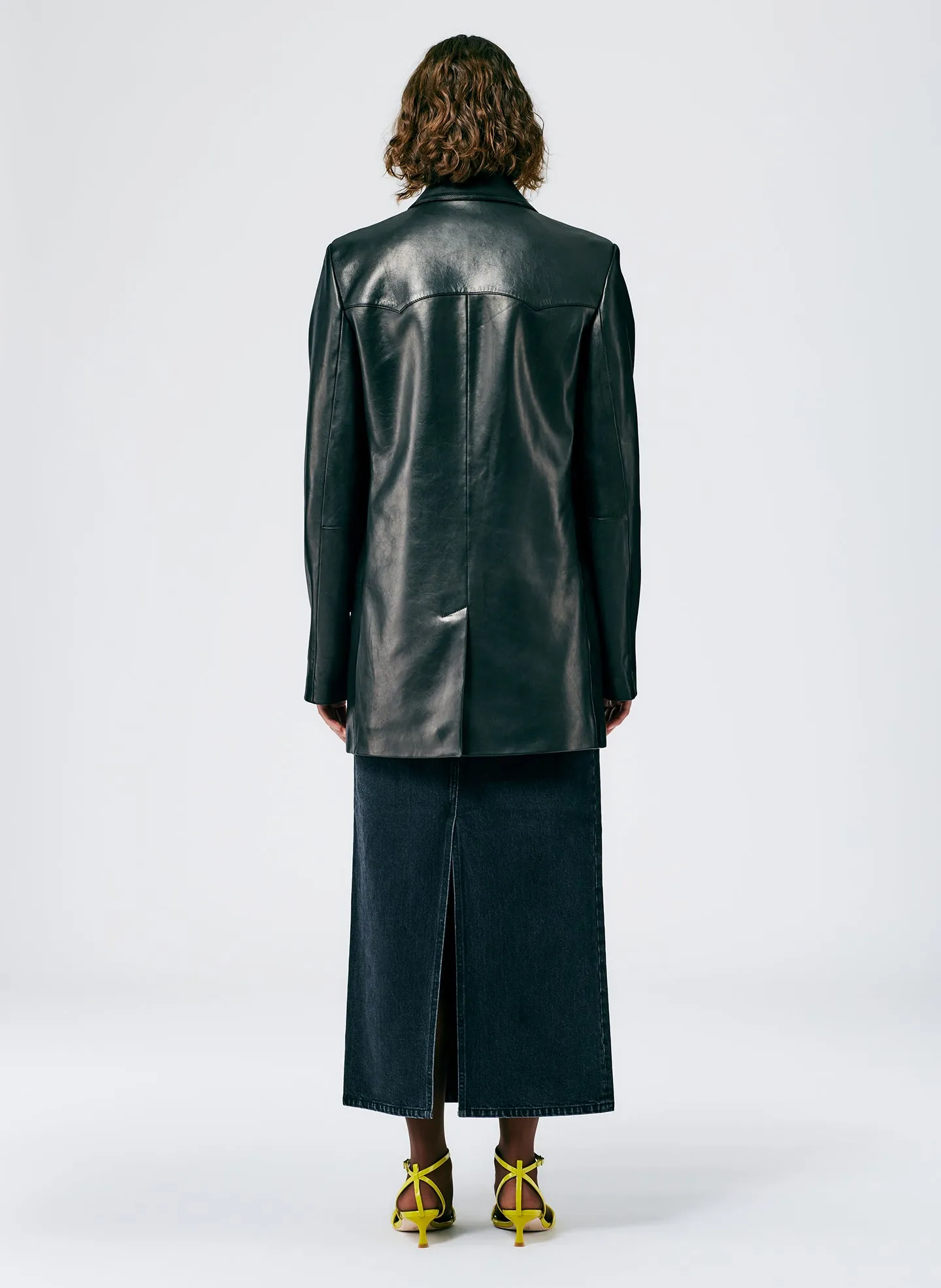 Leather Western Blazer sold by Tibi product image thumbnail 4