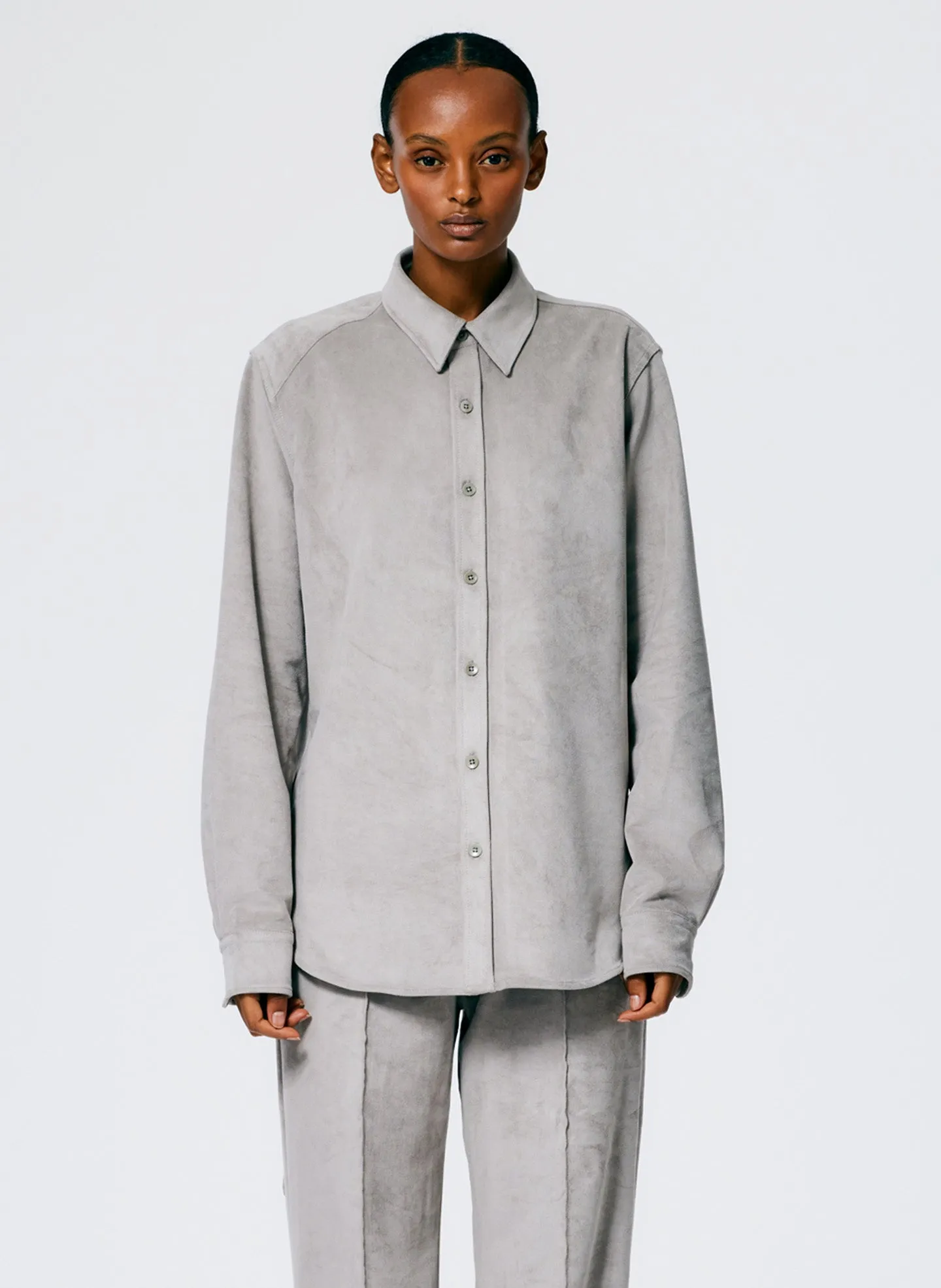 Ultrasuede Men's Slim Shirt sold by Tibi product image thumbnail 2