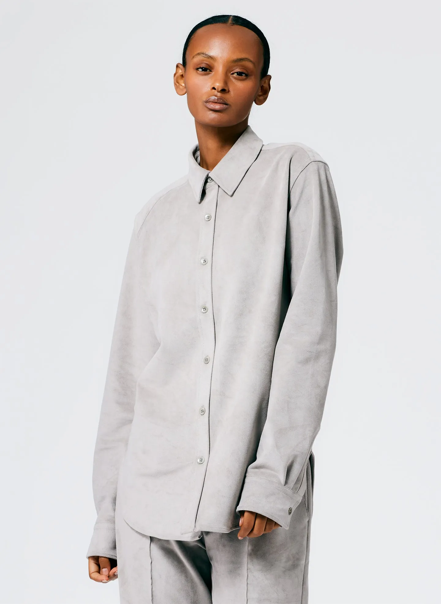 Ultrasuede Men's Slim Shirt sold by Tibi product image thumbnail 5