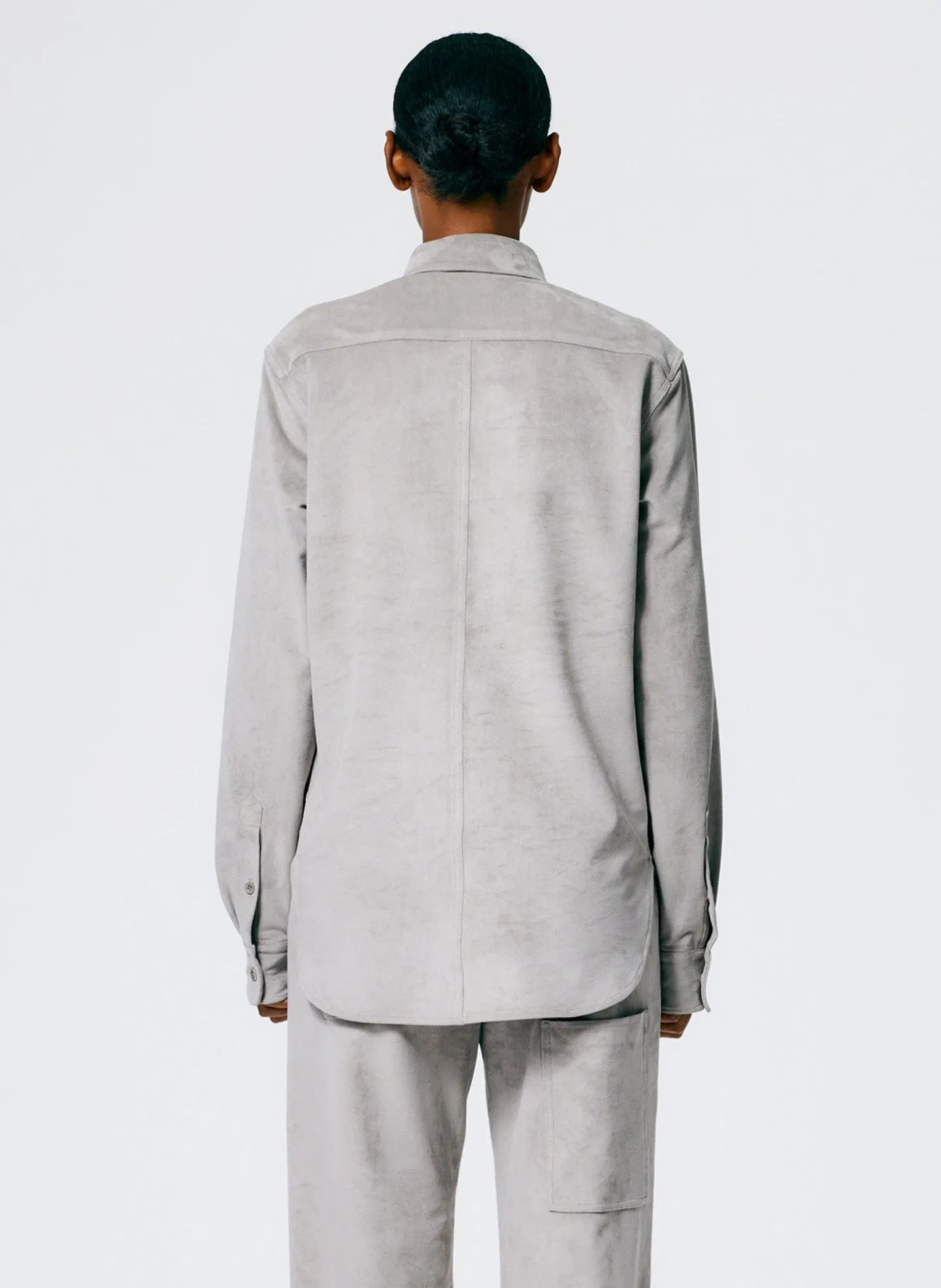 Ultrasuede Men's Slim Shirt sold by Tibi product image thumbnail 4