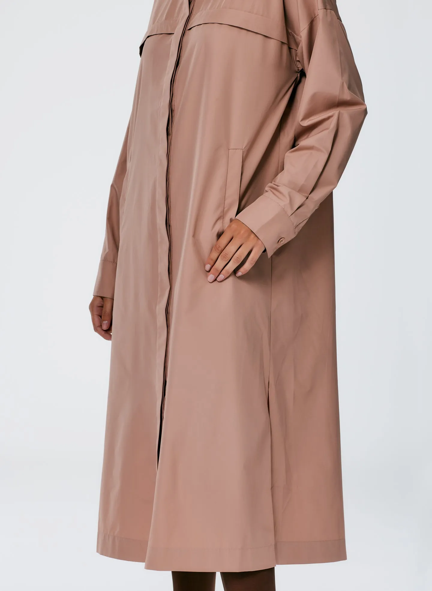 Italian Sporty Nylon Shirtdress sold by Tibi product image thumbnail 5