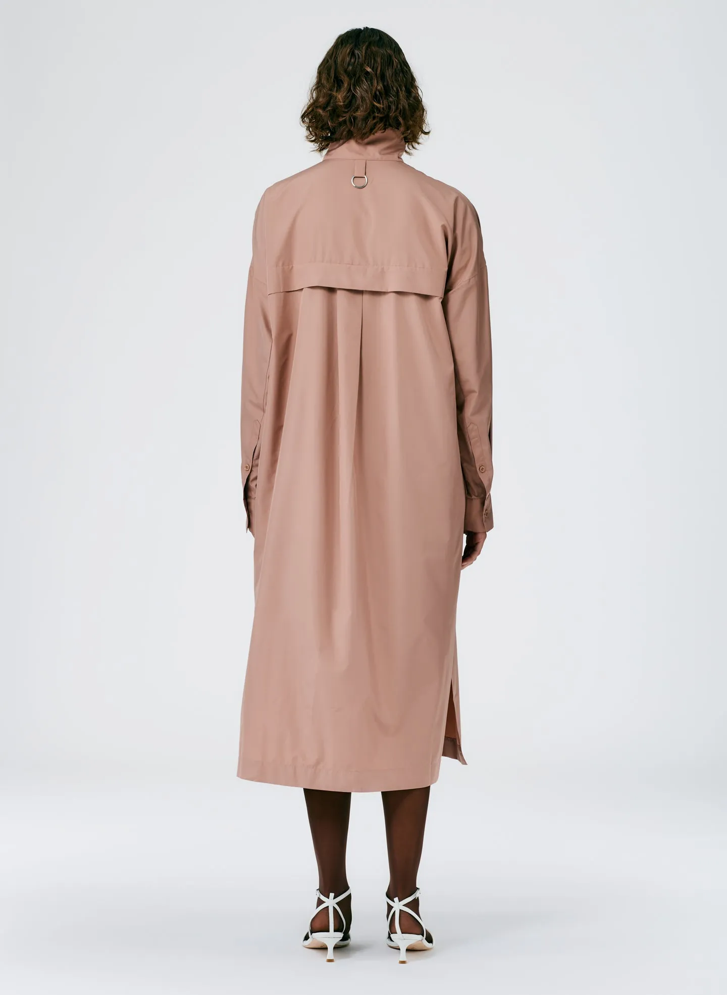 Italian Sporty Nylon Shirtdress sold by Tibi product image thumbnail 4