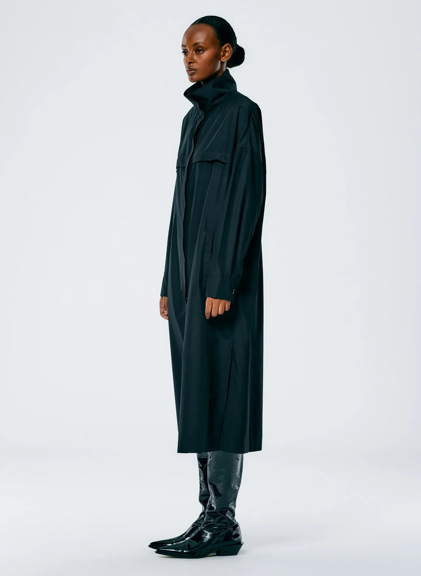 Italian Sporty Nylon Shirtdress sold by Tibi product image thumbnail 3