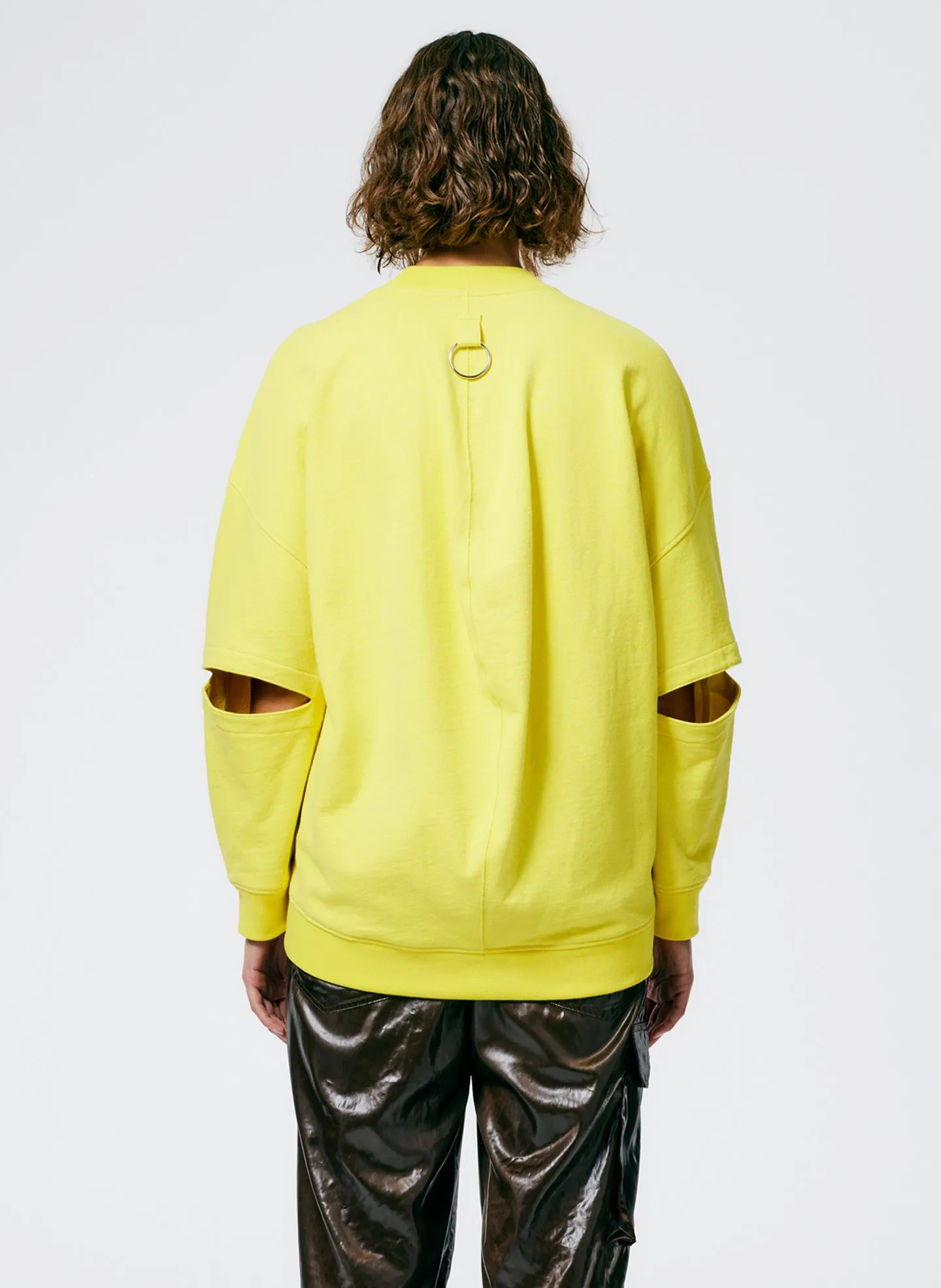 Cocoon Crewneck Sweatshirt sold by Tibi product image thumbnail 4