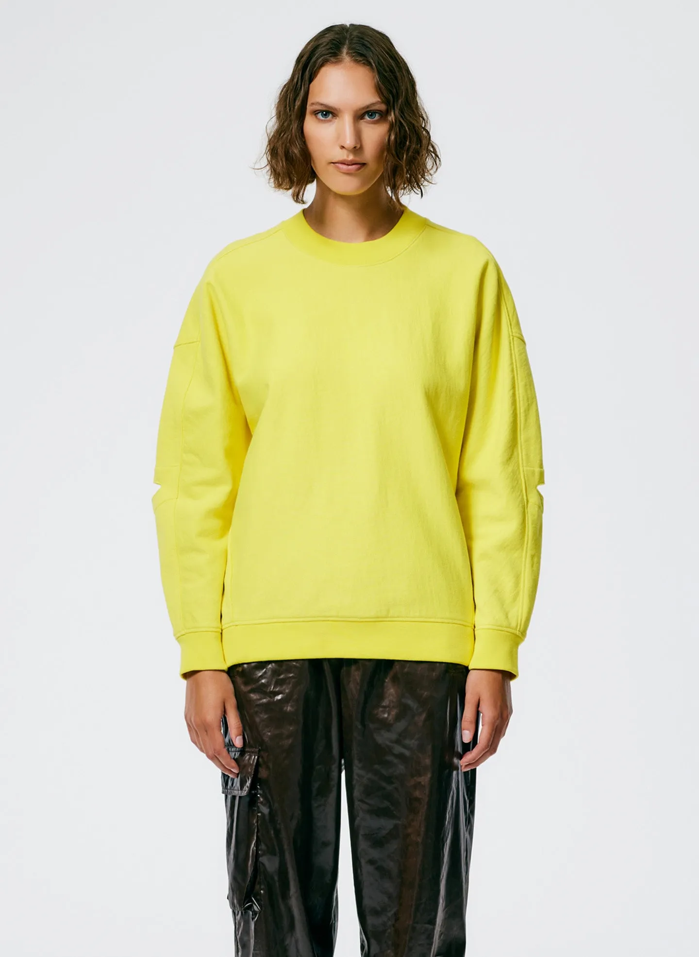 Cocoon Crewneck Sweatshirt sold by Tibi product image thumbnail 2