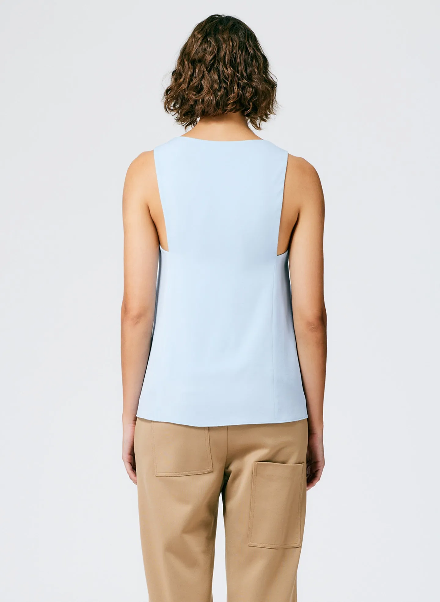 Soft Drape Tank sold by Tibi product image thumbnail 4
