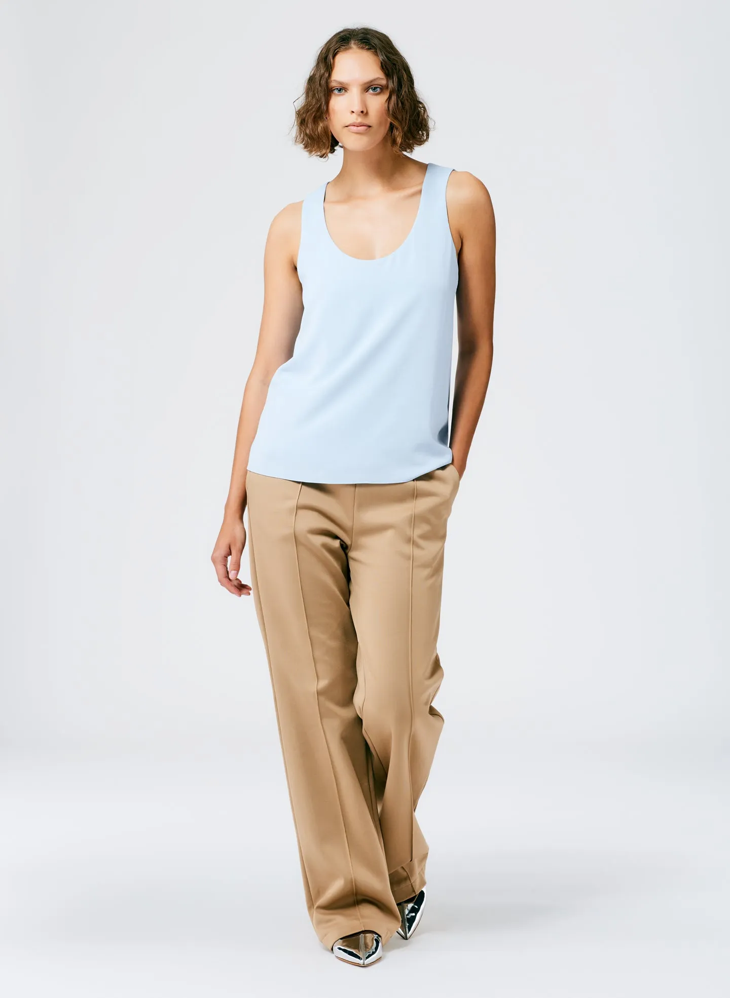 Soft Drape Tank sold by Tibi product image thumbnail 5