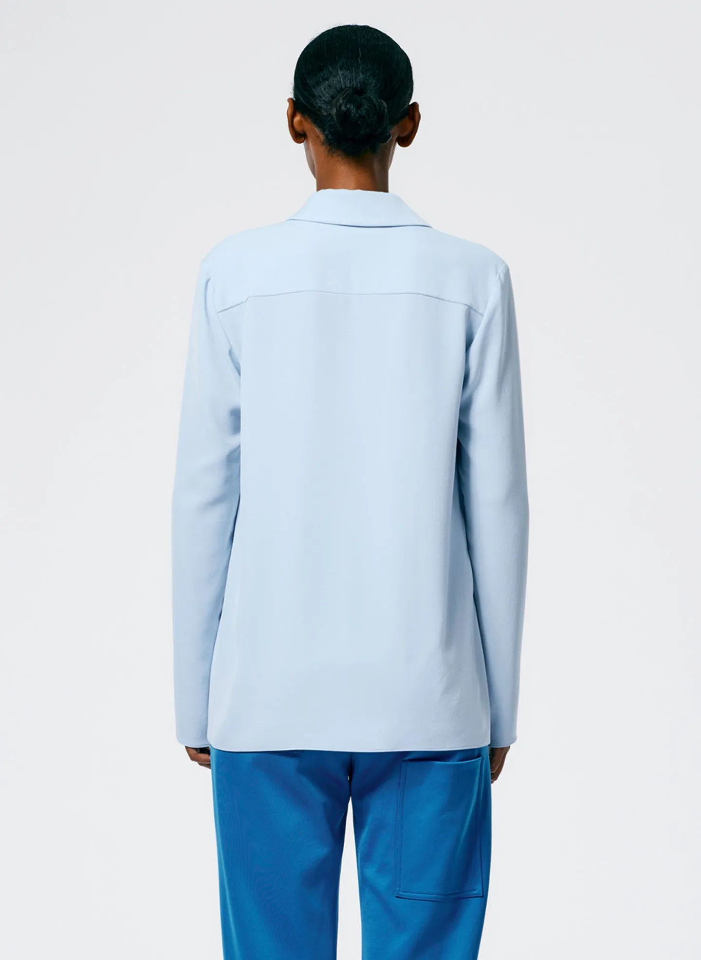 Soft Drape Slim Shirt sold by Tibi product image thumbnail 4