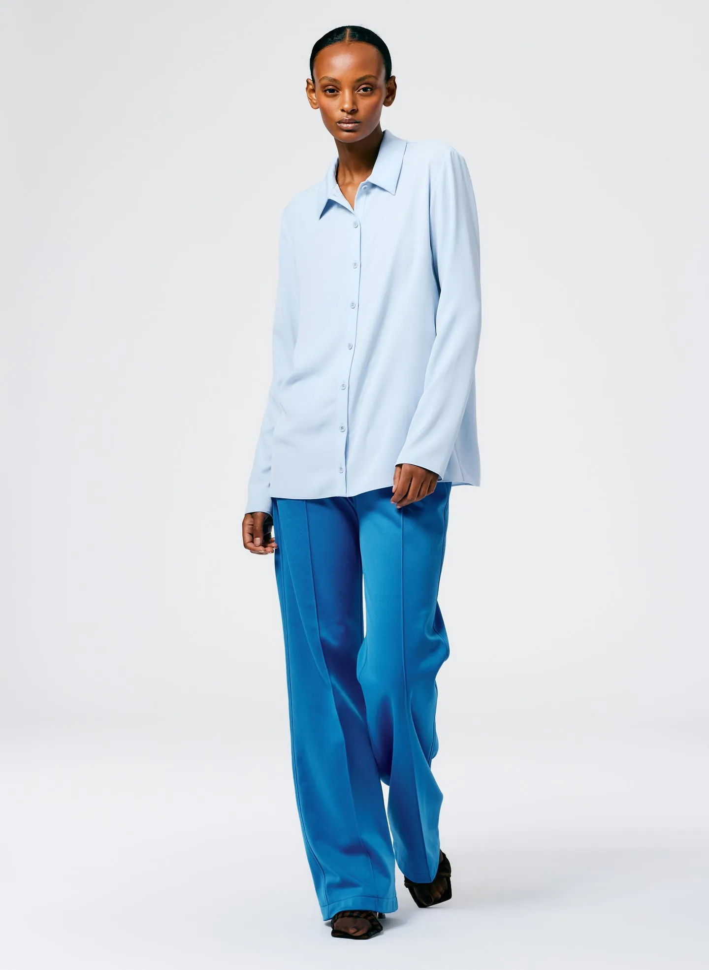 Soft Drape Slim Shirt sold by Tibi product image thumbnail 5