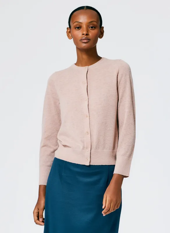 Skinlike Mercerized Wool Shrunken Cardigan sold by Tibi