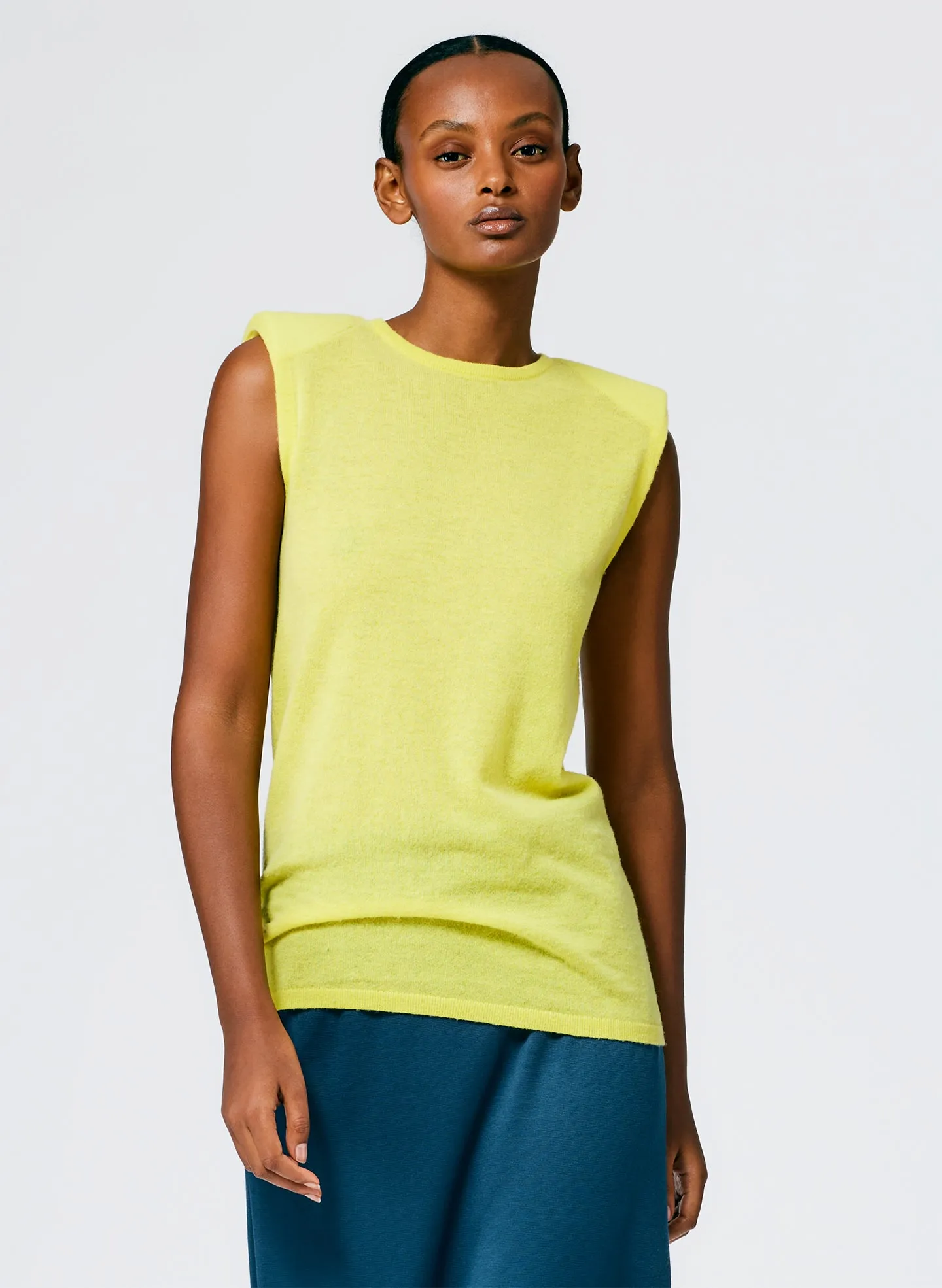 Skinlike Mercerized Wool Tube Tank sold by Tibi