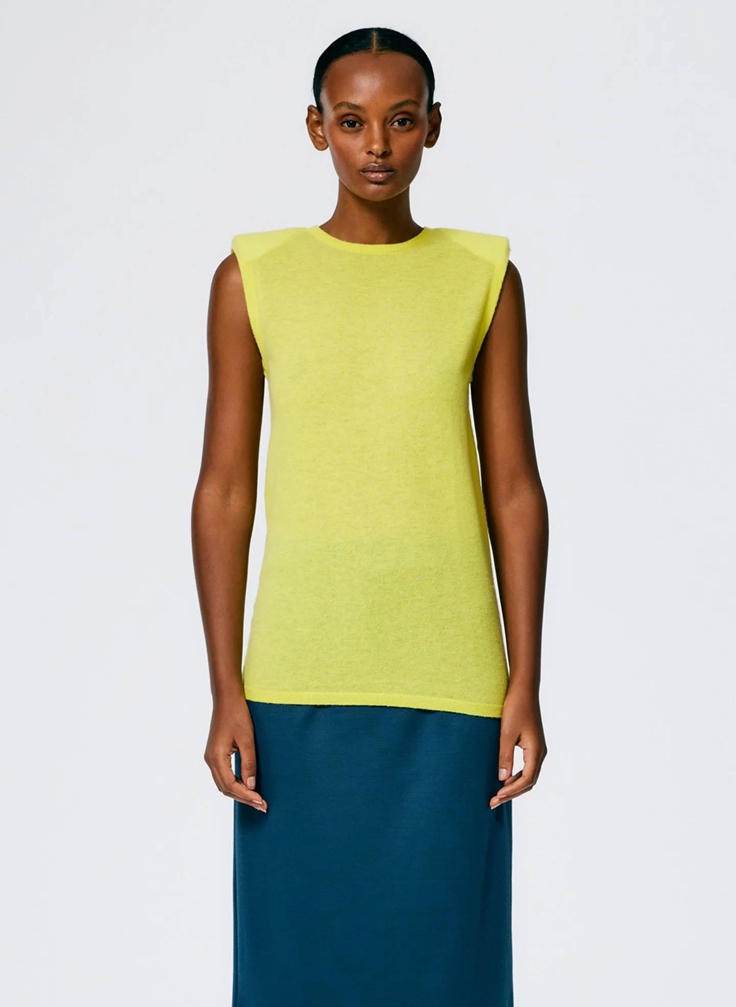 Skinlike Mercerized Wool Tube Tank sold by Tibi product image thumbnail 2