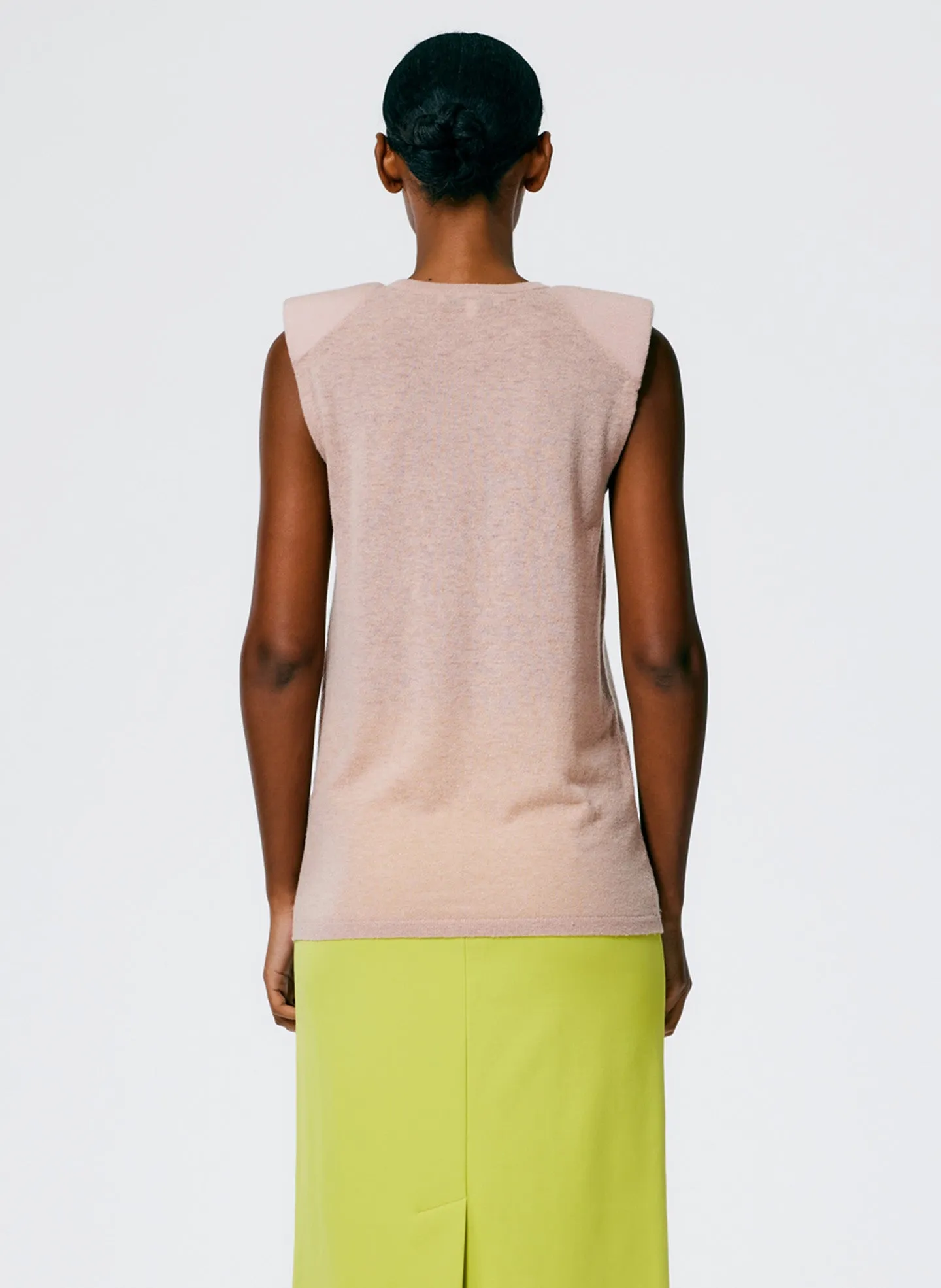 Skinlike Mercerized Wool Tube Tank sold by Tibi product image thumbnail 4